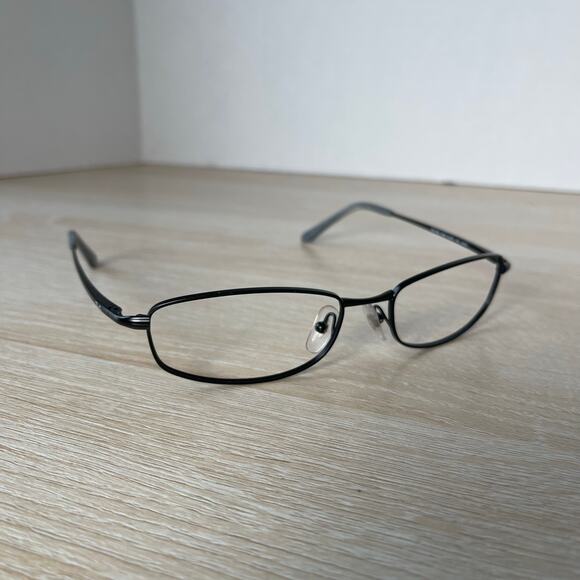 Ray-Ban RB3198 006 Eyeglasses Black Metal New Sleek 55-18 FRAMES Excellent Cond! - Picture 1 of 8